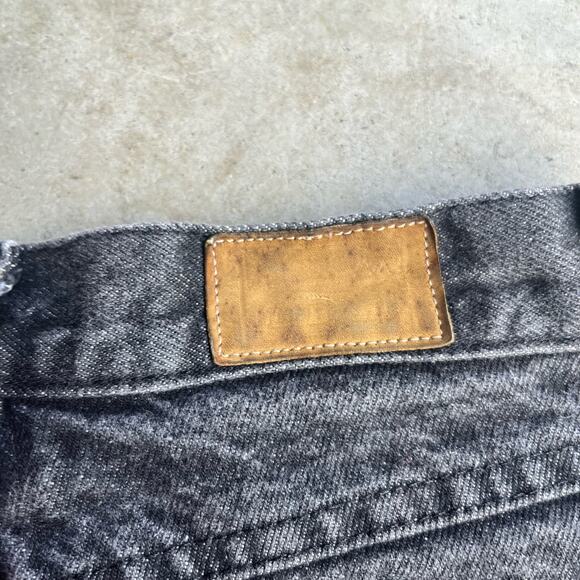 vintage 90s Womens 28" LL‎ BEAN blanket lined lee cutoff short shorts black - Picture 3 of 9